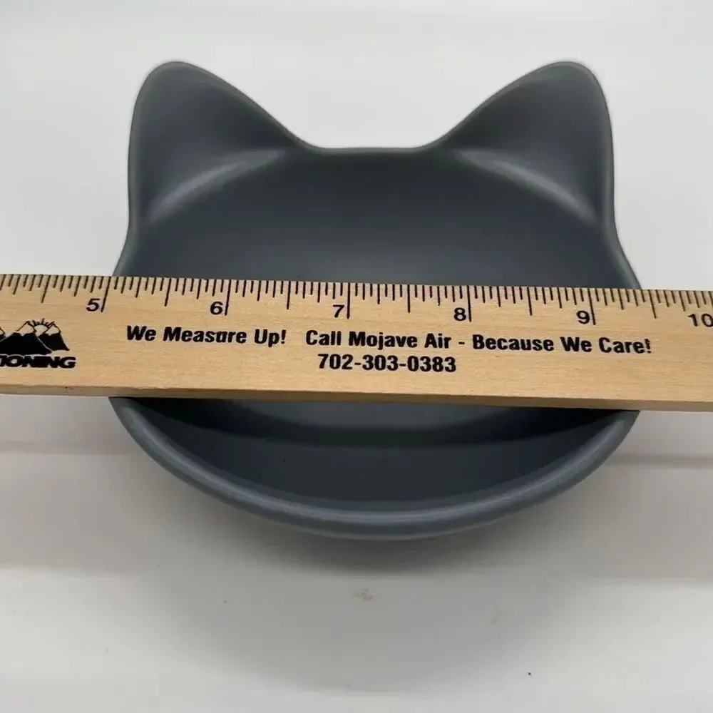 Stoneware Kitty Food/Bowl